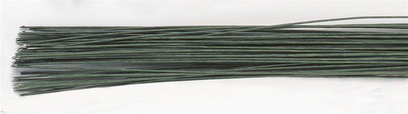 Culpitt Floral Wire -22 gauge -Σύρμα Λουλουδιών -Σκούρο Πράσινο 20 τεμ