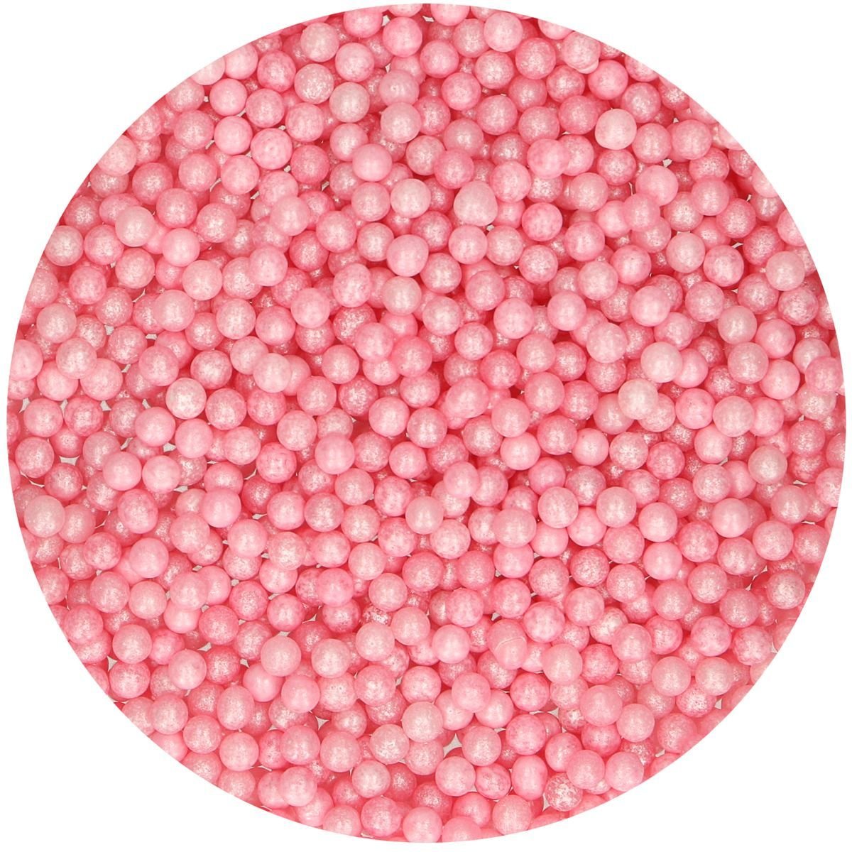 FunCakes Sugar Pearls -4mm PEARL PINK 80g - Μείγμα Ζαχαρωτών Πέρλες Ροζ Περλέ ∞∞∞