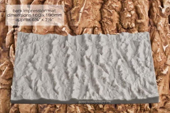 FPC Silicone Texture Mat -BARK -Πατάκι Σιλικόνης Φλοιός Δέντρου