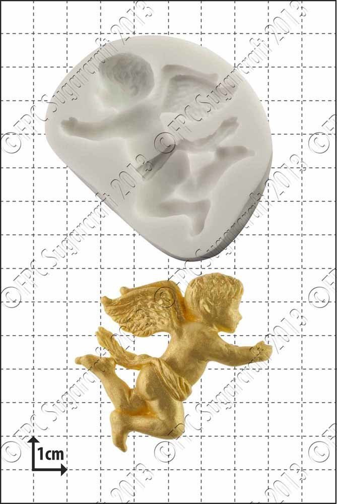 FPC Silicone Mould -FLYING CHERUB -Καλούπι Σιλικόνης Ιπτάμενο Αγγελάκι