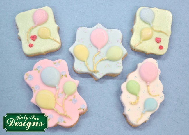 Katy Sue Silicone Mould -BALLOONS -Καλούπι Σιλικόνης Μπαλόνια
