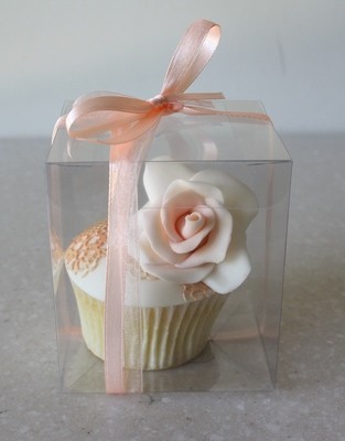 ### Clear Cupcake Display Box -Διάφανο Κουτάκι για Cupcake 8εκ x 8εκ x 9εκ