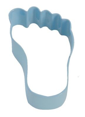 By AH -Cookie Cutter -BABY&#39;S FOOT -BLUE -Κουπ πατ Ποδαράκι Μωρού Μπλε 9εκ