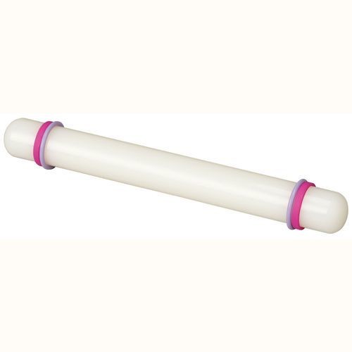 Wilton Rolling Pin -SMALL 22cm  -Πλάστης Αντικολλητικός με Δαχτυλίδια Οδηγών Μικρός 22εκ