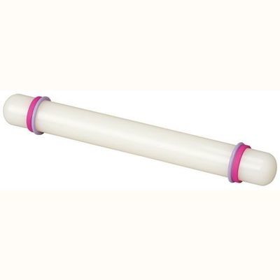 Wilton Rolling Pin -SMALL 22cm  -Πλάστης Αντικολλητικός με Δαχτυλίδια Οδηγών Μικρός 22εκ