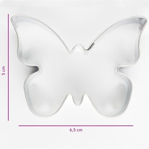 ζ26 07 SALE!!! Cookie Cutter Butterfly 6.5cm - Κουπ πατ Πεταλούδα - 6.5x5εκ
