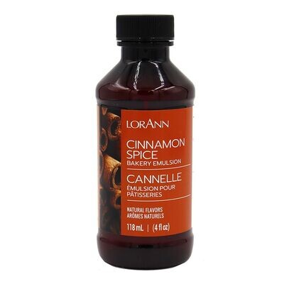 Lorann Bakery Emulsion -CINNAMON SPICE -Γαλάκτωμα Ζαχαροπλαστικής Κανέλα 118ml