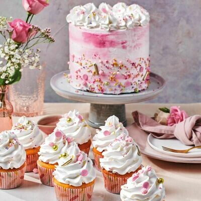 FunCakes Mix for ENCHANTED CREAM 450γρ - Μείγμα για Απαλή Βελούδινη Κρέμα με Γεύση Βανίλιας