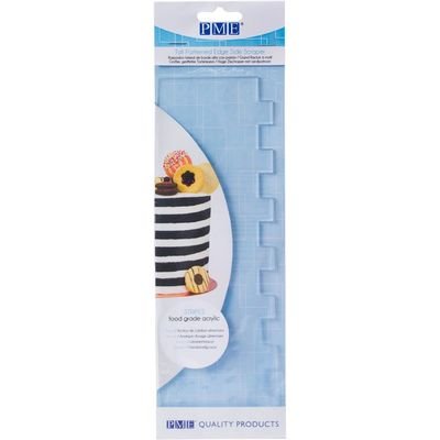 PME Scraper -Tall Patterned Edge -STRIPES -Ψηλή Σπάτουλα/Ξύστρα με Ραβδώσεις