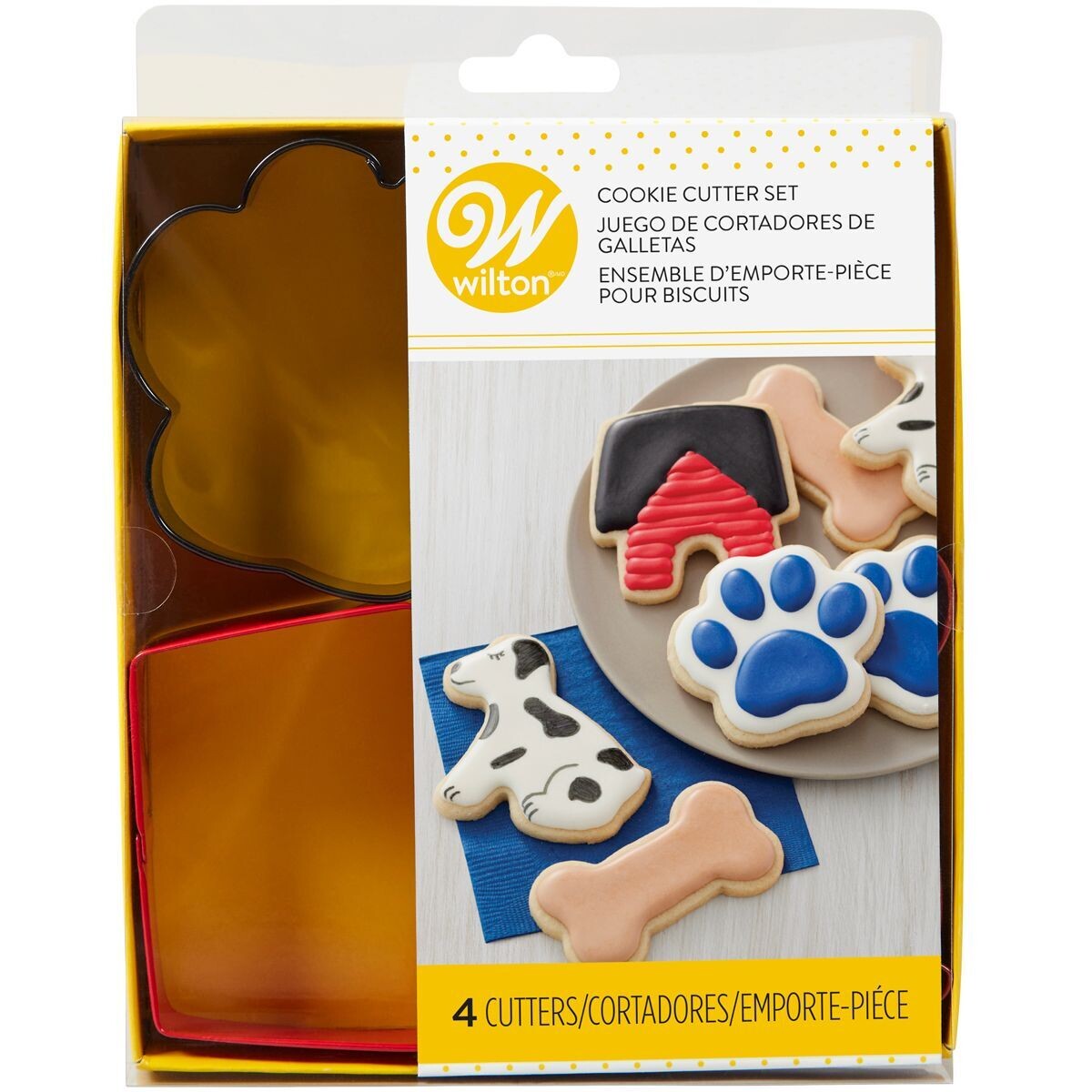 SALE!!! Wilton Cookie Cutter Set of 4 -PET DOG THEMED - Σετ 4τεμ Κουπ πατ με Θέμα Σκυλάκι-