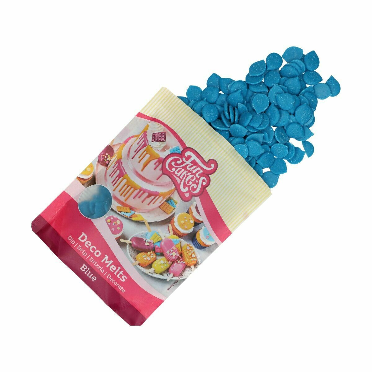 FunCakes Deco Melts -BLUE -Μπλε 250γρ
