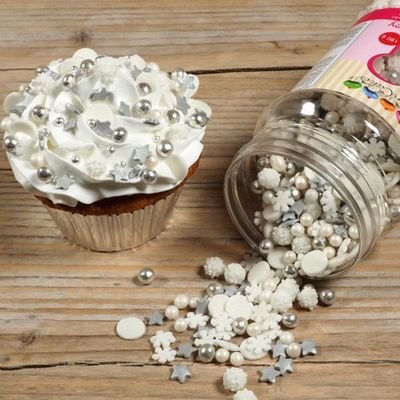 FunCakes Sprinkle Mix 180γρ -WINTER MEDLEY - Μείγμα Ζαχαρωτών - Χειμώνας