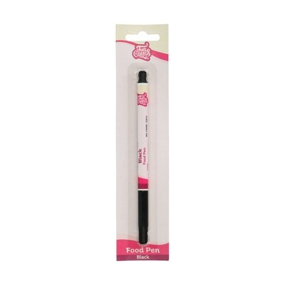 FunCakes Edible Brush Food Pen -BLACK -Βρώσιμος Μαρκαδόρος με Μύτη Πινέλου -Μαύρος