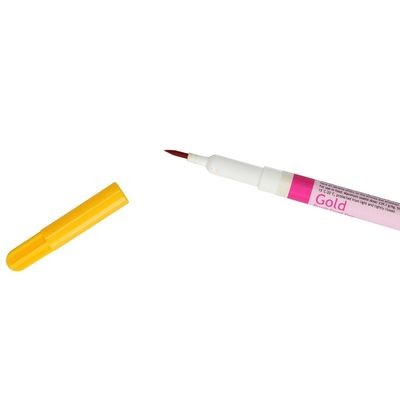 FunCakes Edible Brush Food Pen -GOLD -Βρώσιμος Μαρκαδόρος με Μύτη Πινέλου -Χρυσό