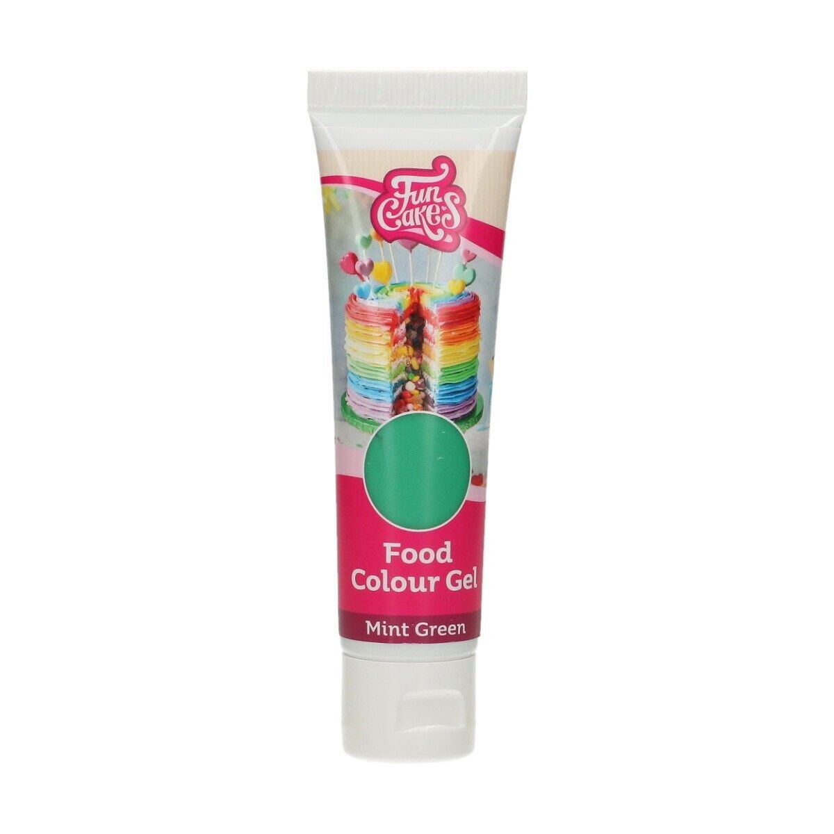 FunCakes FunColours GEL -MINT GREEN -Χρώμα Τζελ - Πράσινο της Μέντας 30γρ