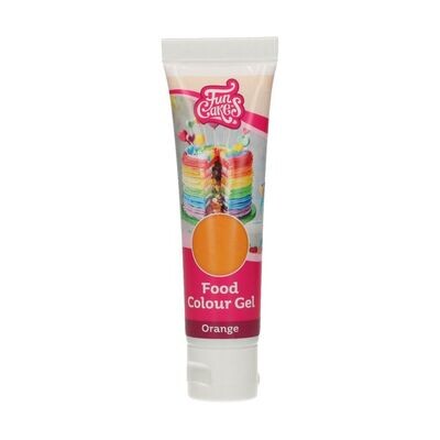 FunCakes FunColours GEL -ORANGE -Χρώμα Τζελ - Πορτοκαλί 30γρ