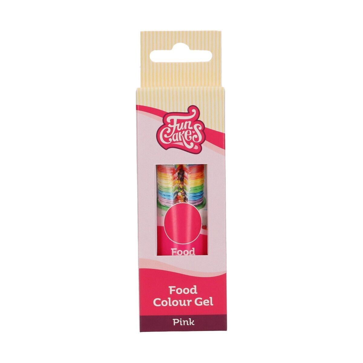 FunCakes FunColours GEL -PINK -Χρώμα Τζελ - Ροζ 30γρ
