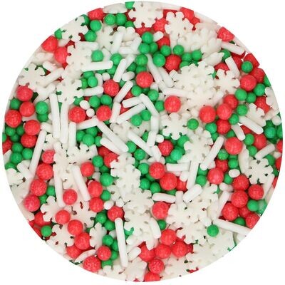 FunCakes Sprinkle Mix 60γρ -CHRISTMAS MEDLEY - Μείγμα  Ζαχαρωτών - Χριστούγεννα