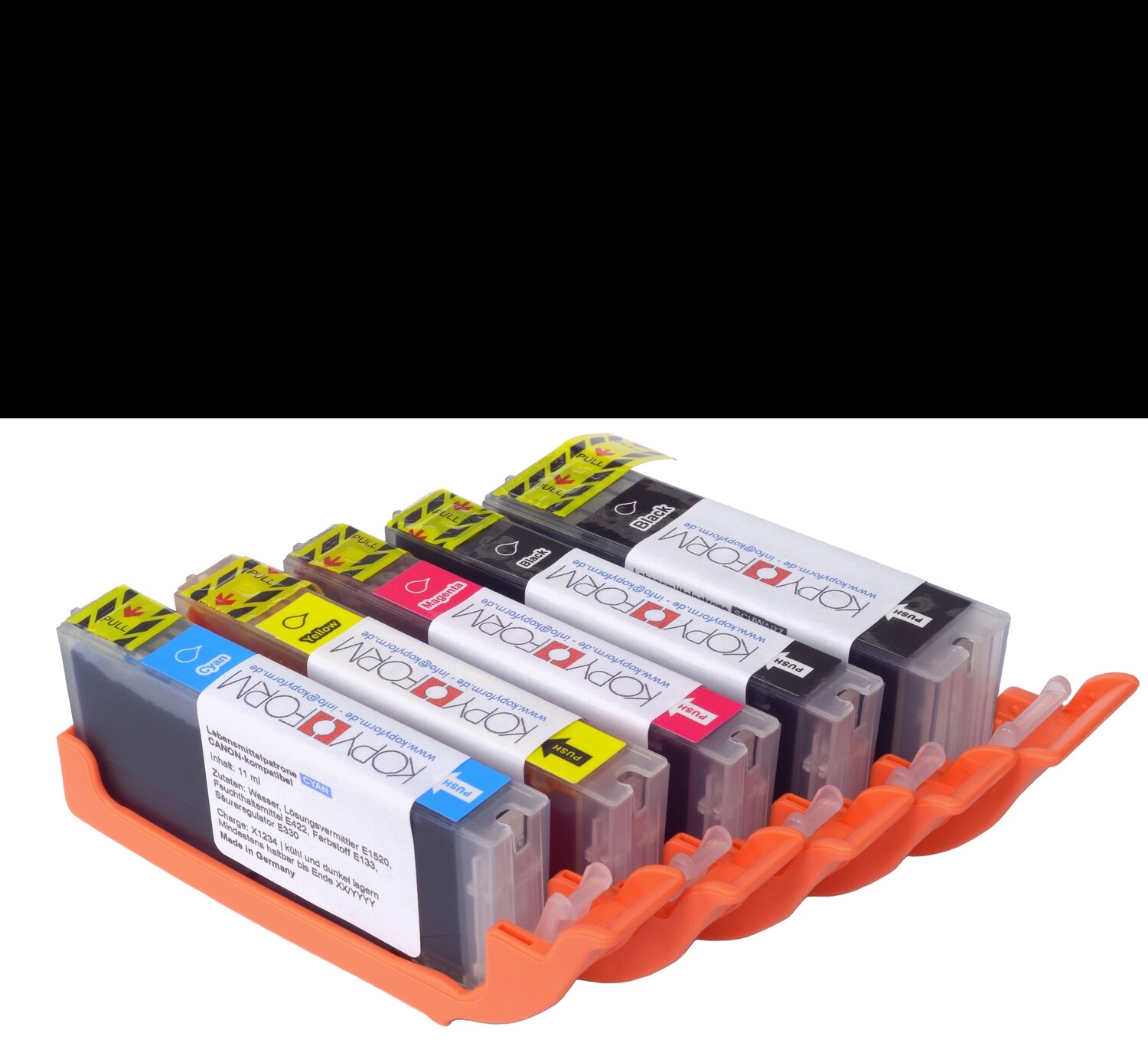 Edible Ink Cartridge -BLACK LARGE for CANON TS705, TS6350 &amp; TS6351 -Βρώσιμο Μελάνι Μαύρο Μεγάλο