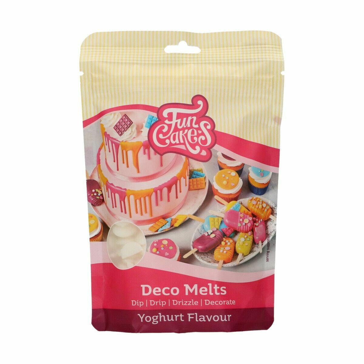 FunCakes Deco Melts ΜΕ ΓΕΥΣΗ ΓΙΑΟΥΡΤΙΟΥ 250γρ Yoghurt Flavour
