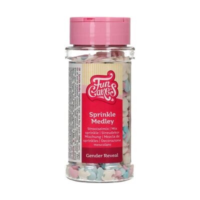 FunCakes Sprinkle Mix 65γρ -GENDER REVEAL - Μείγμα  Ζαχαρωτών Μωρό (αγόρι, κορίτσι)