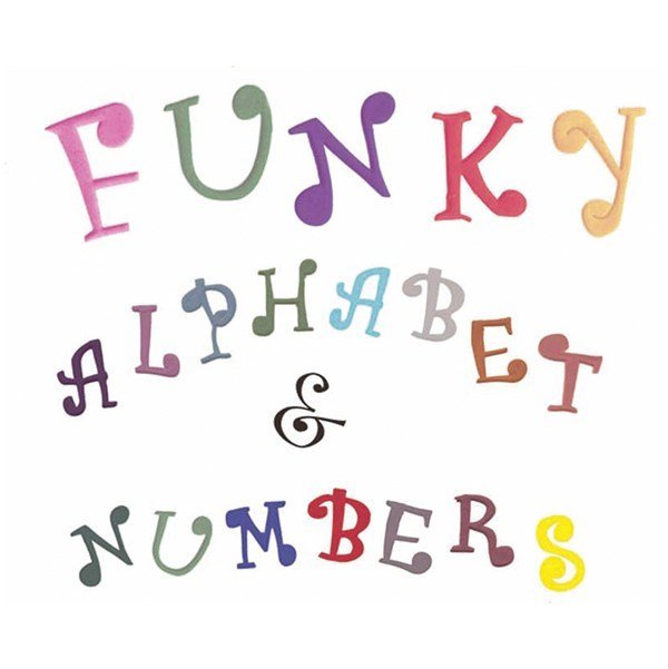 FMM Alphabet Tappit -FUNKY UPPERCASE &amp; Numbers - Κουπ πατ Λατινικό Αλφάβητο - Κεφαλαία Γράμματα &amp; Αριθμοί