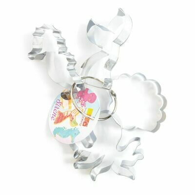 SALE!!! ScrapCooking Set of 4 Cookie Cutters -MERMAID SET -SEAHORSE, MERMAID TAIL, SHELL &amp; OCTOPUS - Σετ 4τεμ κουπ πατ με Θαλασσινό Θέμα - ΓΟΡΓΟΝΑ, ΙΠΠΟΚΑΜΠΟΣ, ΚΟΧΥΛΙ, ΧΤΑΠΟΔΙ