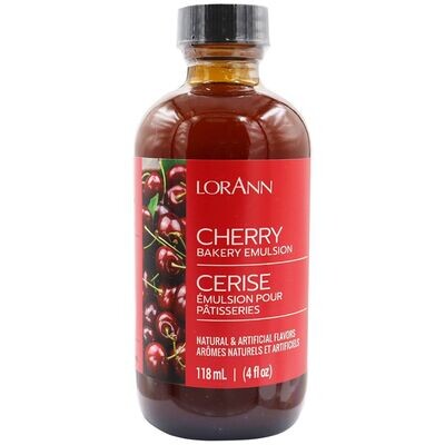 Lorann Bakery Emulsion -CHERRY -Γαλάκτωμα Ζαχαροπλαστικής Κεράσι 118ml