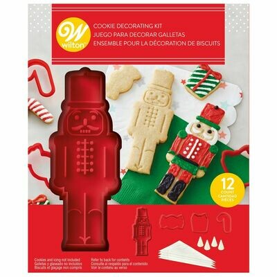 SALE!!! Wilton Christmas Cookie Stamp Kit 'NUTCRACKER' - Χριστουγεννιάτικο σετ κατασκευής Μπισκότων