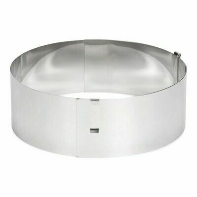 Patisse Adjustable Baking Frame -ROUND -Ανοξείδωτο Στρογγυλό Ρυθμιζόμενο Τσέρκι Διαμέτρου από 13εκ έως 31εκ