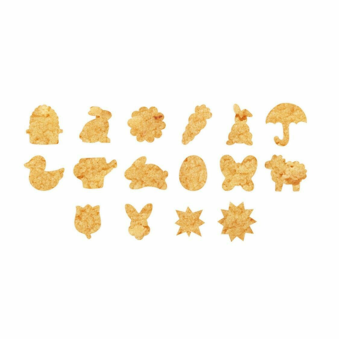 SALE!!! ScrapCooking Tub of Cookie Cutters -NATURE - Σετ 16 τεμ μεταλλικά κουπ πατ με θέμα τη Φύση