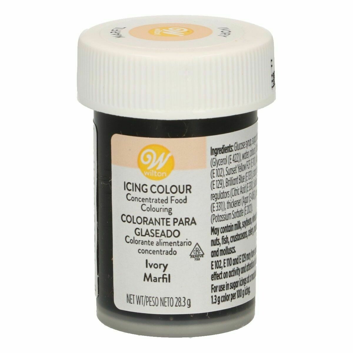 Wilton Icing Colour -IVORY - Χρώμα σε Πάστα - Ιβουάρ 28γρ