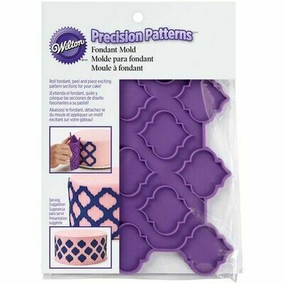 SALE!!! Wilton Silicone Precision Patterns -Trellis - Καλούπι Σιλικόνης με σχέδιο Πλέγμα