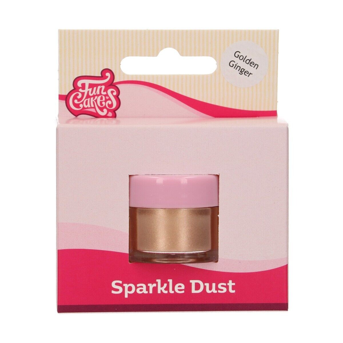 FunCakes Edible Dust -SPARKLE -GOLDEN GINGER - Βρώσιμη Σκόνη - Λαμπερό Χρυσό Χάλκινο/Μπρονζέ με Γκλίτερ