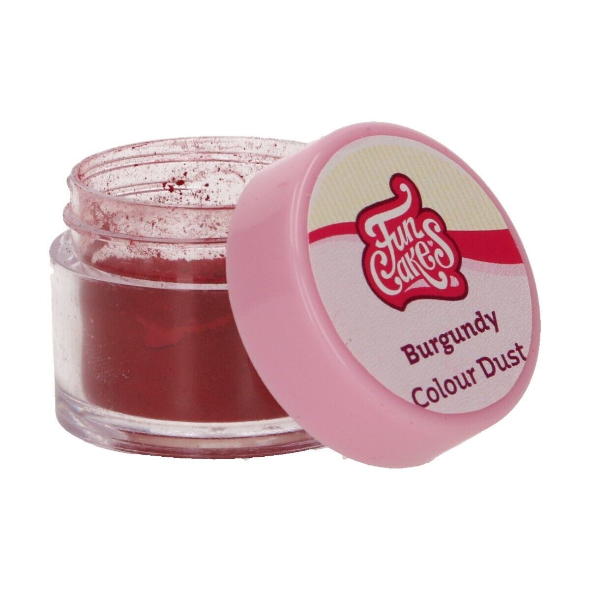 FunCakes Edible Dust -MATT -BURGUNDY - Βρώσιμη  Σκόνη Ματ - Ανοιχτό Μπορντώ