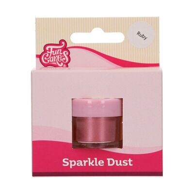 FunCakes Edible Dust -SPARKLE -RUBY - Βρώσιμη Σκόνη - Λαμπερό Κόκκινο Ρουμπινί