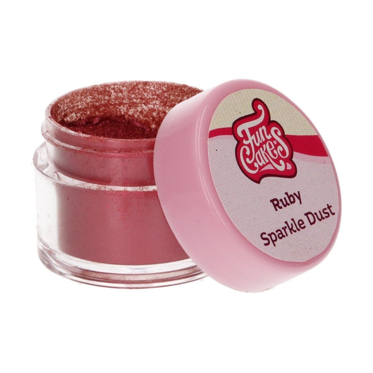 FunCakes Edible Dust -SPARKLE -RUBY - Βρώσιμη Σκόνη - Λαμπερό Κόκκινο Ρουμπινί