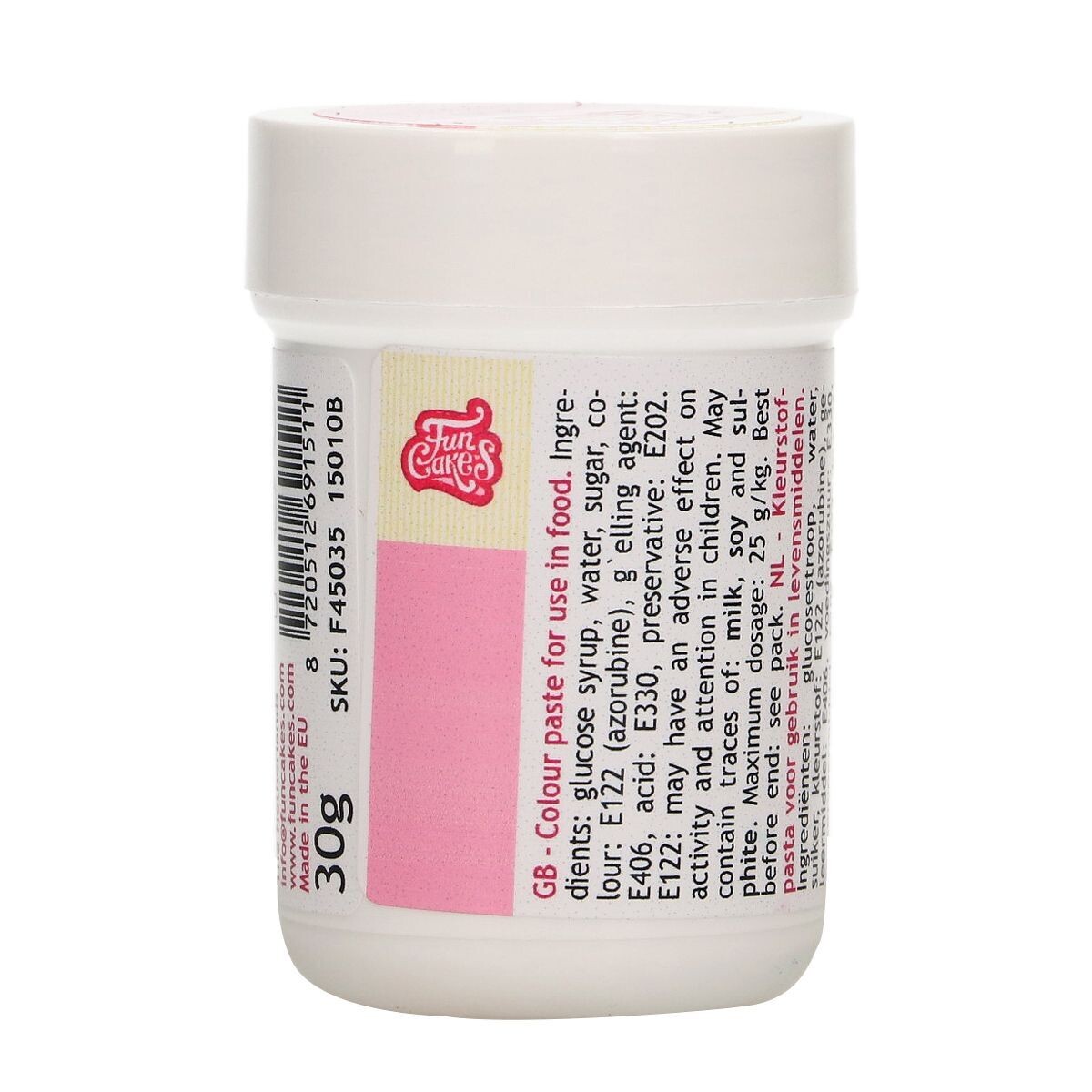 FunCakes FunColours PASTE -PINK - Χρώμα σε Πάστα - Ροζ 30γρ