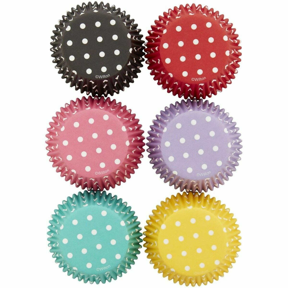 SALE!!! Wilton Cupcake Cases -POLKA DOTS -Θήκες ψησίματος Καπκέικ/Μάφιν 300 τεμ Πουά
