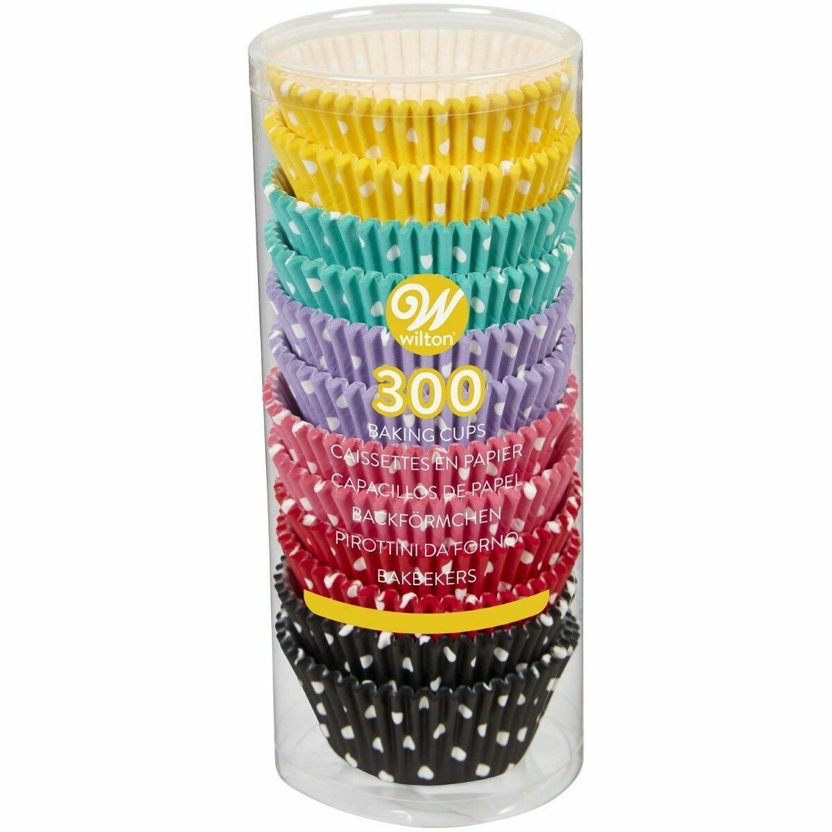 SALE!!! Wilton Cupcake Cases -POLKA DOTS -Θήκες ψησίματος Καπκέικ/Μάφιν 300 τεμ Πουά
