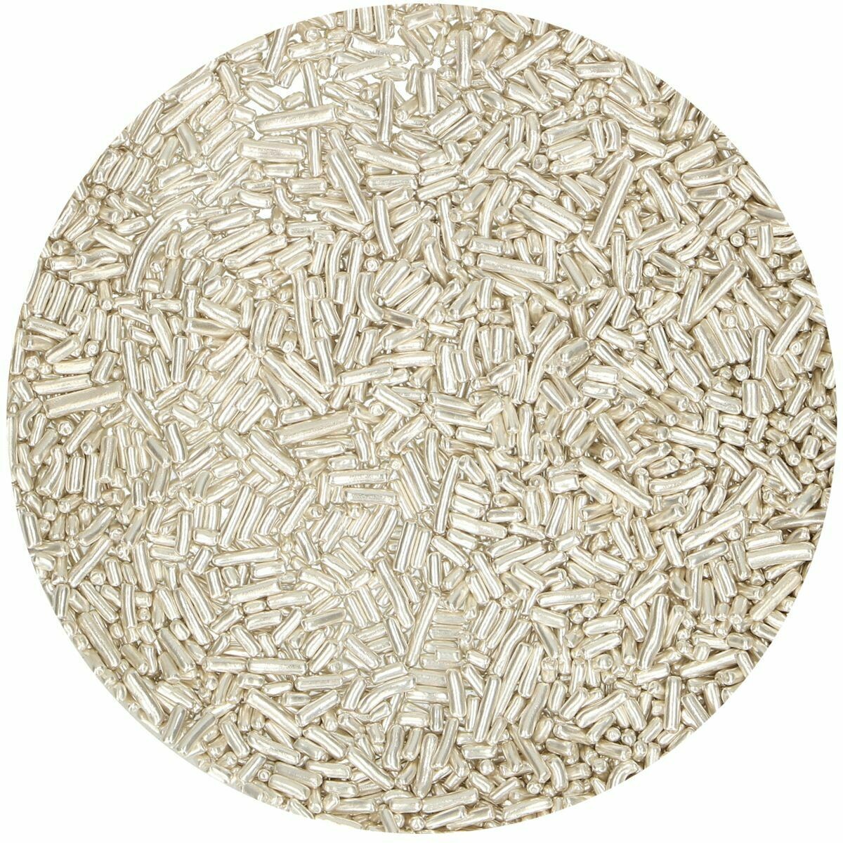 FunCakes Sugar Strands -METALLIC SILVER 80γρ - Τρούφα Ασημί Μεταλιζέ
