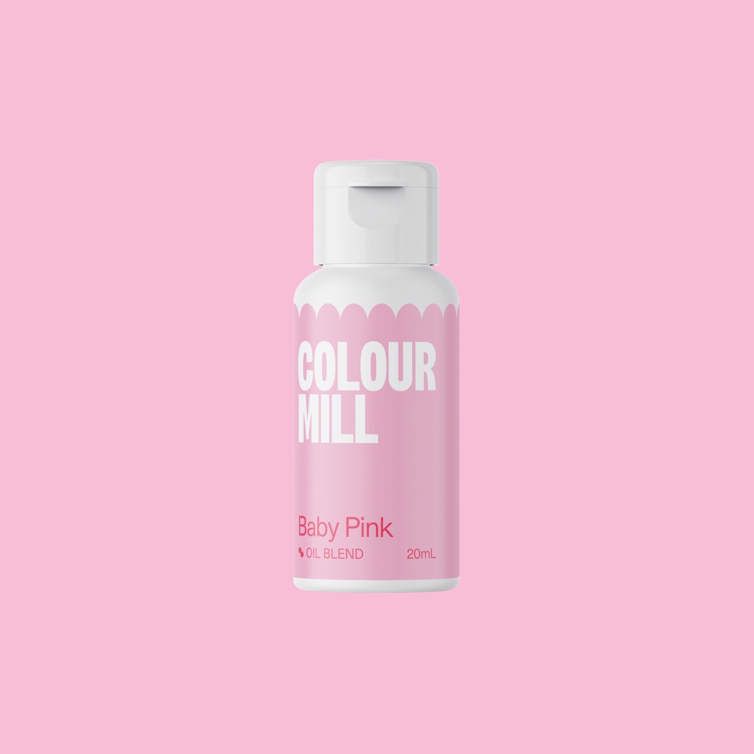 Colour Mill Oil Based Gel Colour - BABY PINK 20ml - Χρώμα Σοκολάτας σε Τζελ Απαλό Ροζ