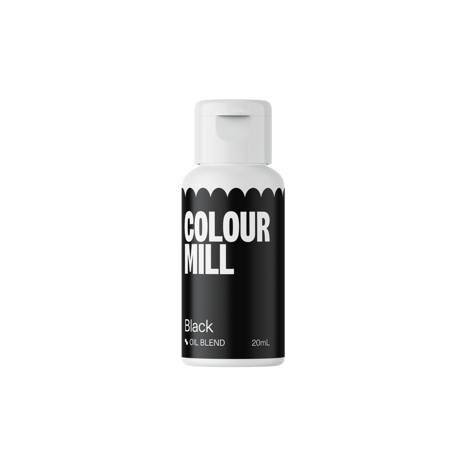 Colour Mill Oil Based Gel Colour - BLACK 20ml - Χρώμα Σοκολάτας σε Τζελ Μαύρο