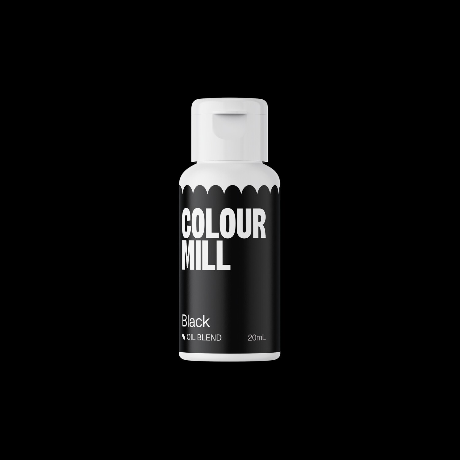 Colour Mill Oil Based Gel Colour - BLACK 20ml - Χρώμα Σοκολάτας σε Τζελ Μαύρο