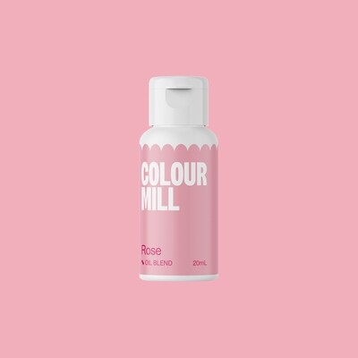 Colour Mill Oil Based Gel Colour - ROSE 20ml - Χρώμα Σοκολάτας σε Τζελ Ροζ