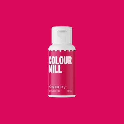 Colour Mill Oil Based Gel Colour - RASPBERRY 20ml - Χρώμα Σοκολάτας σε Τζελ Κόκκινο Βατόμουρο