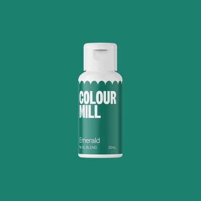 Colour Mill Oil Based Gel Colour - EMERALD 20ml - Χρώμα Σοκολάτας σε Τζελ Πράσινο Σμαραγδί