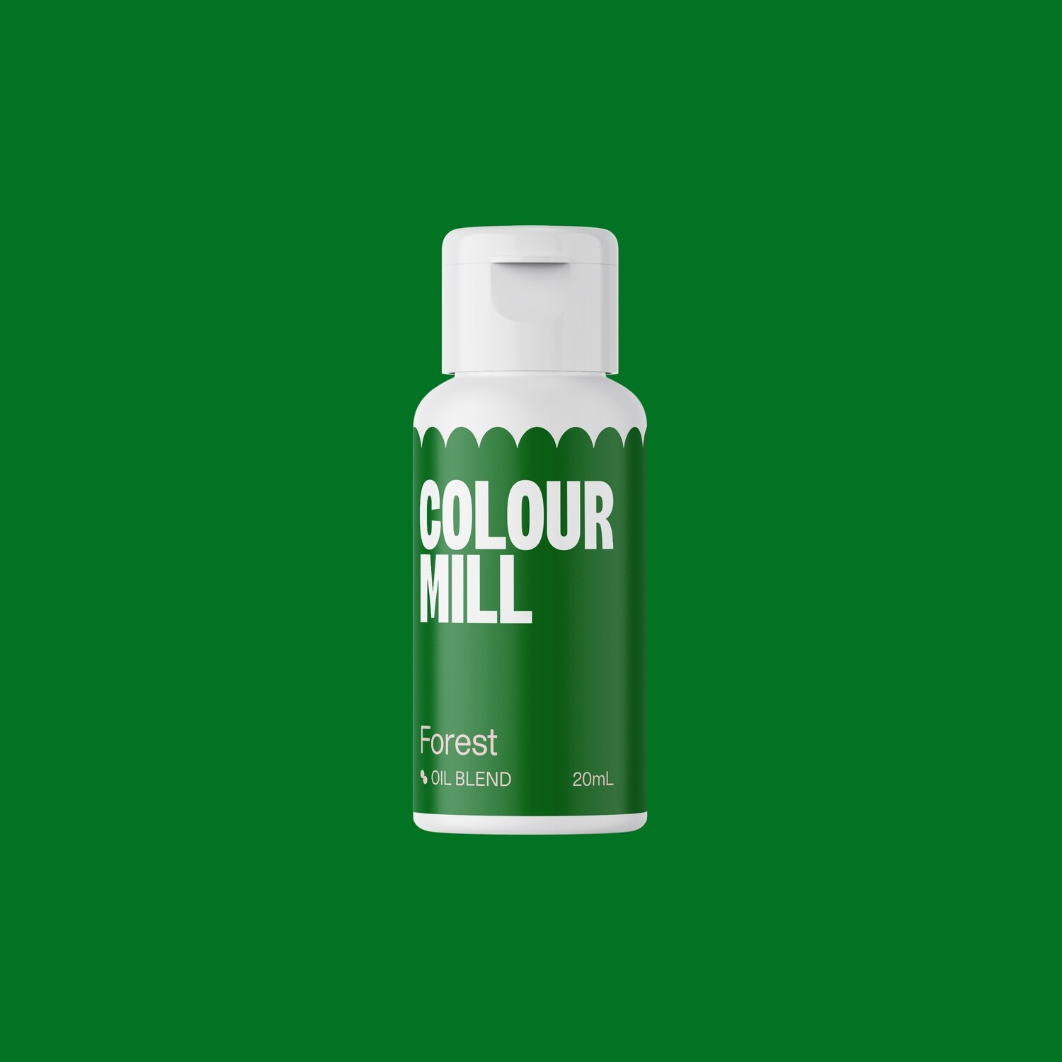 Colour Mill Oil Based Gel Colour - FOREST 20ml - Χρώμα Σοκολάτας σε Τζελ Πράσινο του Δάσους