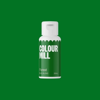 Colour Mill Oil Based Gel Colour - FOREST 20ml - Χρώμα Σοκολάτας σε Τζελ Πράσινο του Δάσους