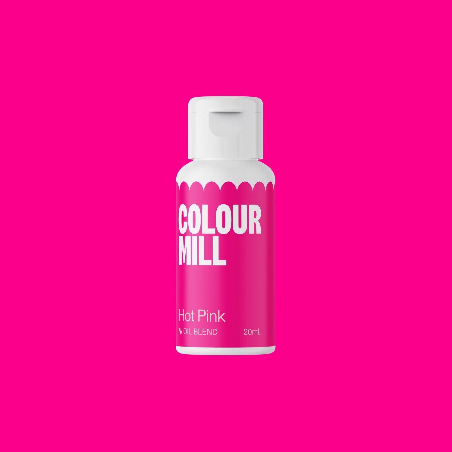 Colour Mill Oil Based Gel Colour - HOT PINK 20ml - Χρώμα Σοκολάτας σε Τζελ Φούξια